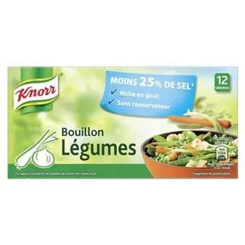 Knorr Vegetable Broth -25% Salt (x12) 109g