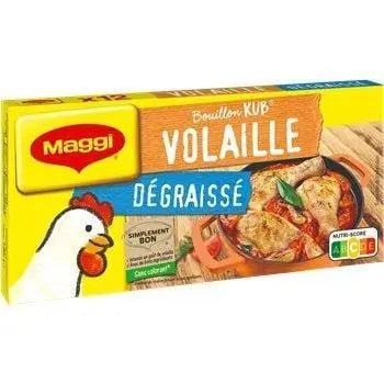Maggi Kub Poultry Broth Dégraissé (x12) 120g
