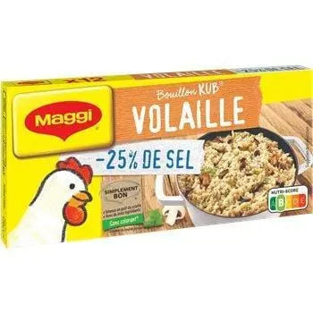 Maggi Kub Poultry Broth (x12) 120g