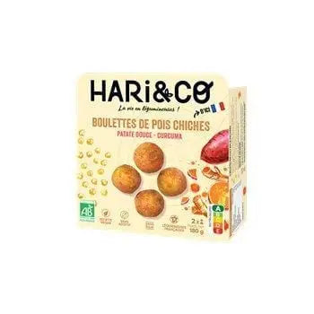 Hari et co Organic Chickpea Balls Sweet Potato Turmeric 180g