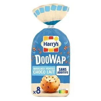 Doowap Milk Chocolate Chip Brioche (x8) 320g