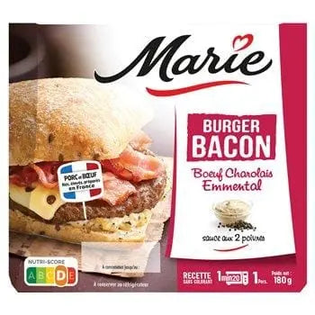 Marie Charolais Bacon Emmental Burger 180g