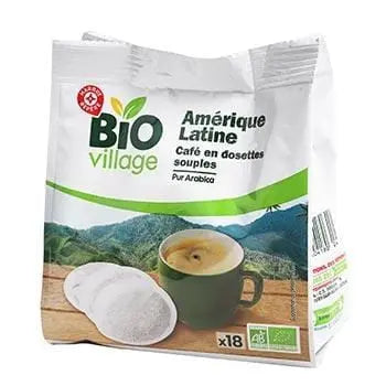 Bio Village Organic Latin American Coffee pods (x18) 125g