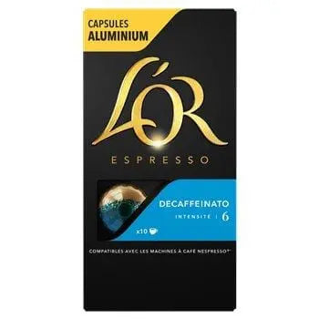 L'Or Coffee Capsules Espresso Decaffeinato n°6 (x10) 52g