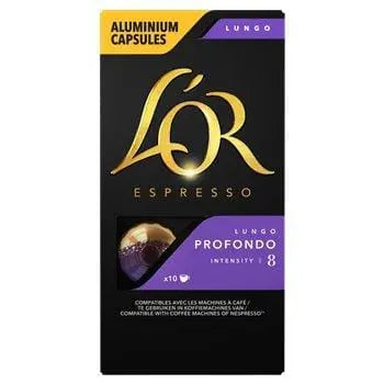 L'Or Espresso Lungo Profondo N°8 Capsules (x10) 52g