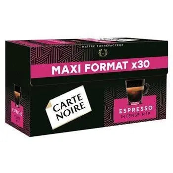 Carte Noire Espresso Coffee N°9 Intense (x30) 159g