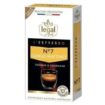 Legal Coffee L'Espresso Lungo Mattino (x10) 50g