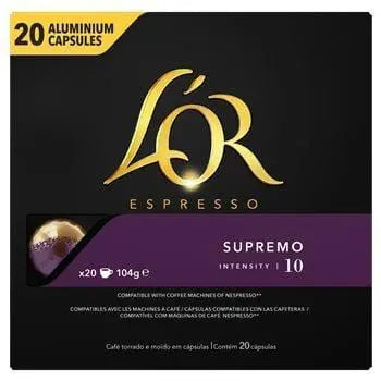 L'Or Espresso Supremo Intensity 10 (x20) Capsules 104g