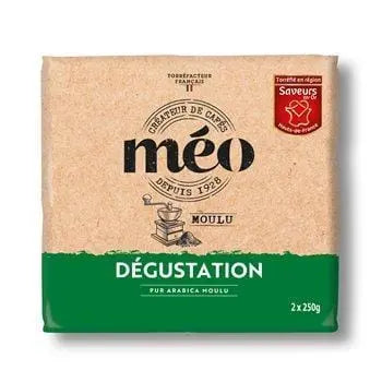 Meo Degustation 100% Arabica (Green) Ground Coffee 2x250g