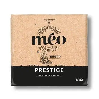 Méo Prestige 100% Arabica (Black) Ground Coffee 2x250g