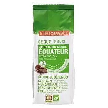 Ethiquable Organic Ground Coffee Arabica Ecuador - 250g