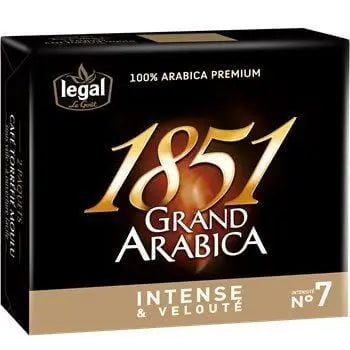 Legal 1851 Grand Arabica Ground Coffee 2x250g