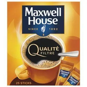 Maxwell House Soluble Coffee Quality Filter Sticks (x25) 45g