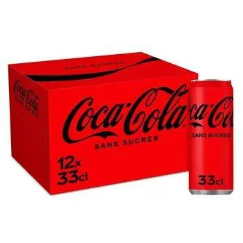 Cocacola Zero Sugar Free Cans 12x33cl