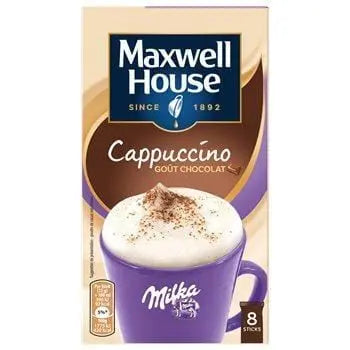 Maxwell House Cappuccino Milka Chocolate 176g