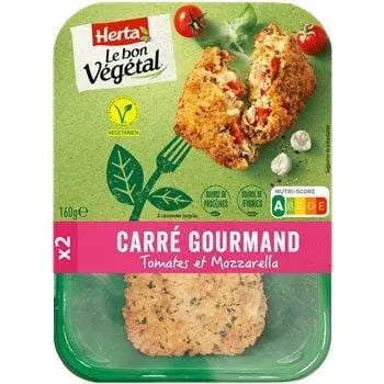 Herta Le Bon Végétal Square Tomato Mozzarella 160g
