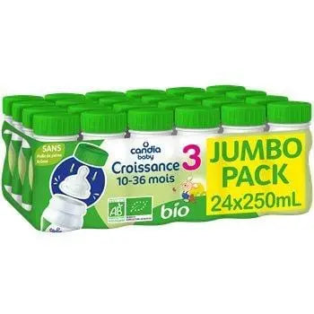 Candia Baby Growth 3 Organic 10 to 36 months 24x25cl