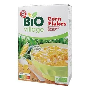 Bio Village Organic Corn Flakes 375g