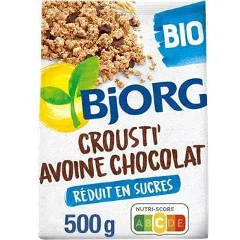 Bjorg Ceréales Crousti Oats Milk Chocolate & Hazelnuts 500g