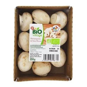 Bio Village White Mushroom 200g