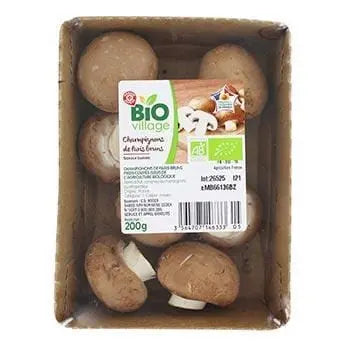 Bio Village Brown Mushrooms 200g