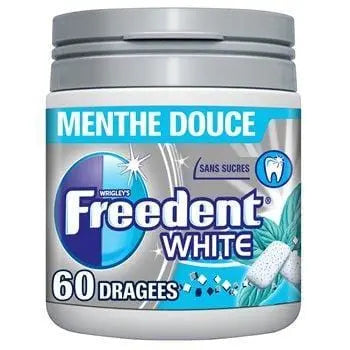 Freedent Chewing Gum White Sweet Mint 84g
