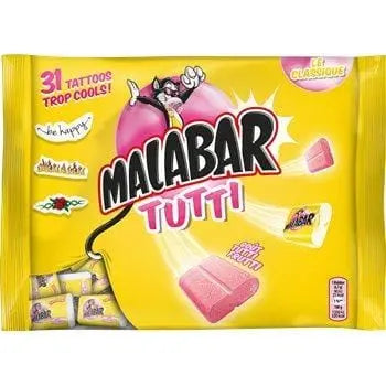 Malabar Chewing Gum Tutti Frutti 214g