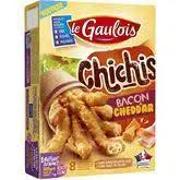 Le Gaulois Bacon Cheddar Chichis (x8) 200g