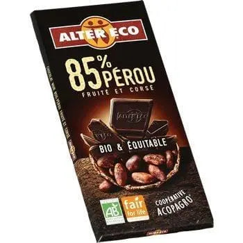 Alter Eco Organic Dark Chocolate Absolute 85% 100g