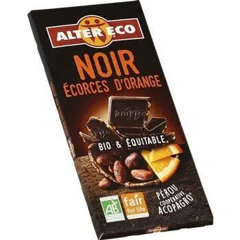 Alter Eco Organic Dark Chocolate Orange Peel 100g