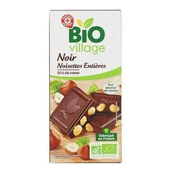 Bio Village Dark Chocolate Whole Hazelnuts - 200g