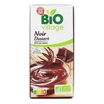 Bio Village Dark Pastry Chocolate 52% cocoa 200g