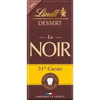 Lindt Dessert Le Noir 51% Cacao 200g