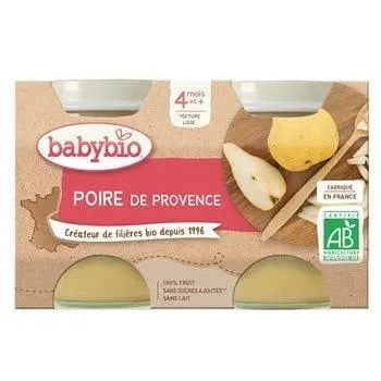 Babybio Small Pot Williams Pear 2x130g