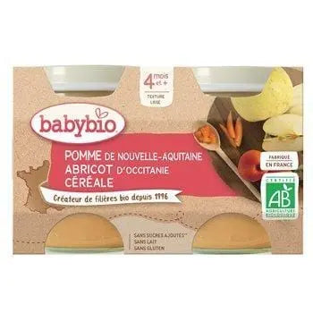 Babybio Small Pot Apple Apricot 2x130g