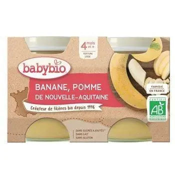Babybio Small Pot Apple Banana 2x130g