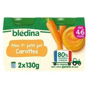Bledina My First Pot Carrots 2x130g