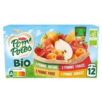 Materne Pom Potes Multivitamin Compotes Organic 12x90g