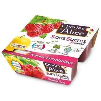 Charles & Alice No Sugar Added Raspberry Compotes 4x100g