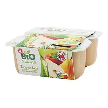 Bio Village Apple Pear Compote 4x100g