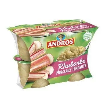 Andros Rhubarb Delight Compotes 4x100g