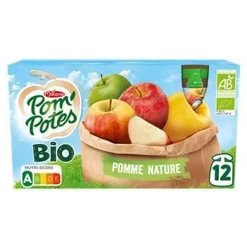 Materne Pom Potes Compotes Apple Organic 12x90g