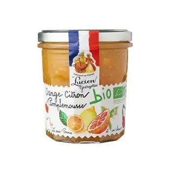 Lucien Georgelin Organic Orange Lemon Grapefruit Jam 320g