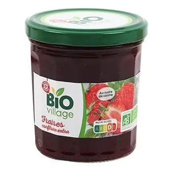 Bio Village Strawberry Extra Jam 370g