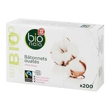 Bionaïa Organic cotton buds - x200 cotton buds