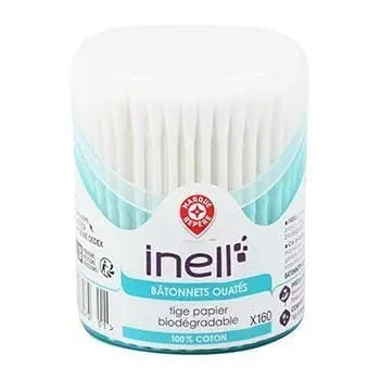 Inell Cotton buds Paper rod - x160 sticks