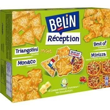 Belin Crackers Reception 4 Flavours Assortment 380g
