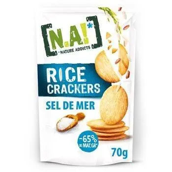 N.A Crackers Rice Sea Salt 70g