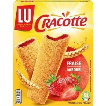 Lu Strawberry Cracotte (x12) 200g