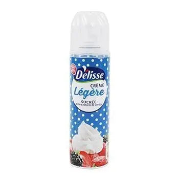 Délisse Sweetened Whipped Cream Light under pressure - 250g